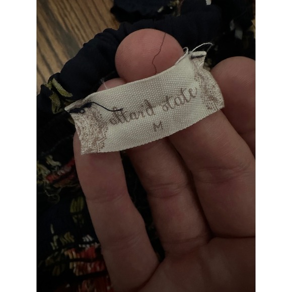 Altar'd State Womens Off The Shoulder Floral Faux Wrap Maxi Dress Size M - Picture 3 of 3